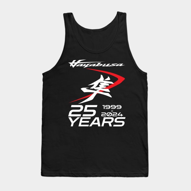 Suzuki Hayabusa 25th Anniversary Edition Tank Top by tushalb